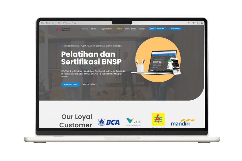 website perusahaan